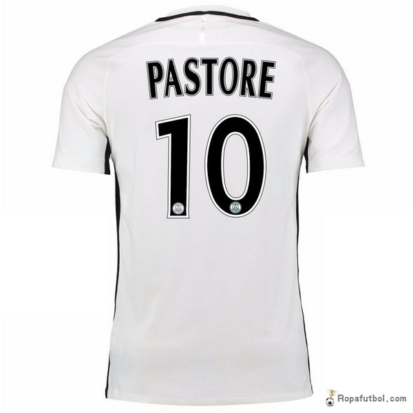 Camiseta Paris Saint Germain Replica Tercera Ropa Pastore 2016/17 Blanco